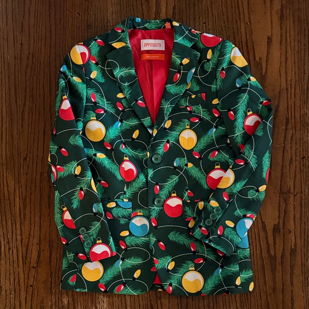 OppoSuits Holiday Ornament Blazer boys 8-10